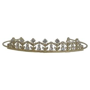Believe by Brilliance Gold Flash Plated
Tiara with Genuine Cubic Zirconia Stones